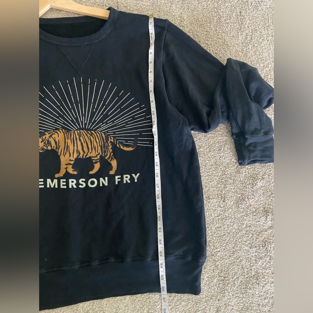 Emerson Fry Tiger Sweatshirt Black Small - Picture 8 of 9
